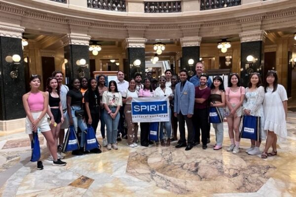Group picture in Wisconsin State Capitol